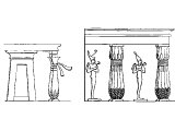 Porches, Egyptian